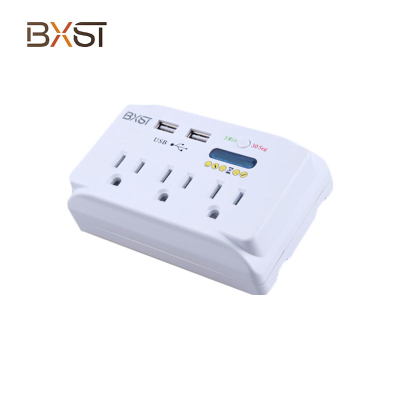 BXST ซ็อกเก็ตแรงดันไฟฟ้าตัวป้องกันสำหรับผนัง V071-USB