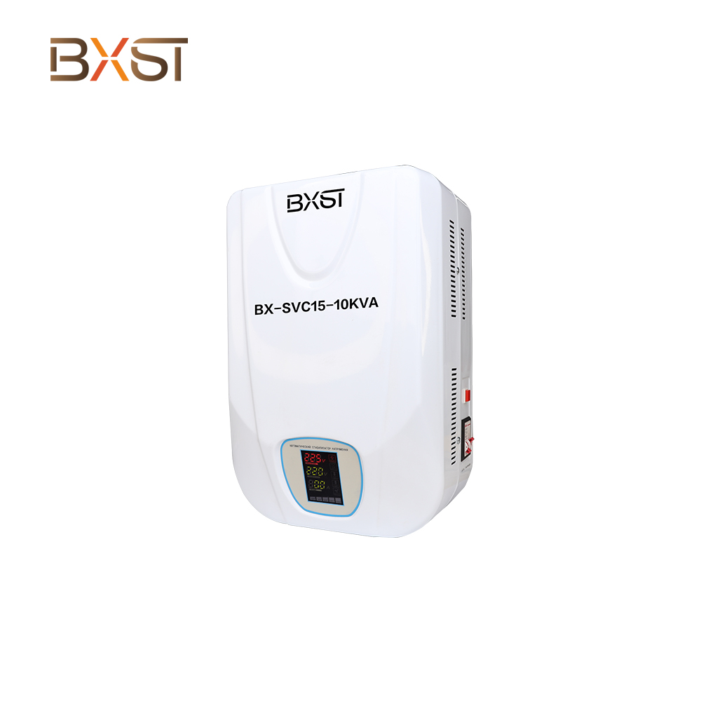 BXST รีเลย์ประเภทบ้านแรงดันไฟฟ้าอัตโนมัติเครื่องควบคุม Stabilizer SVC15-10KVA