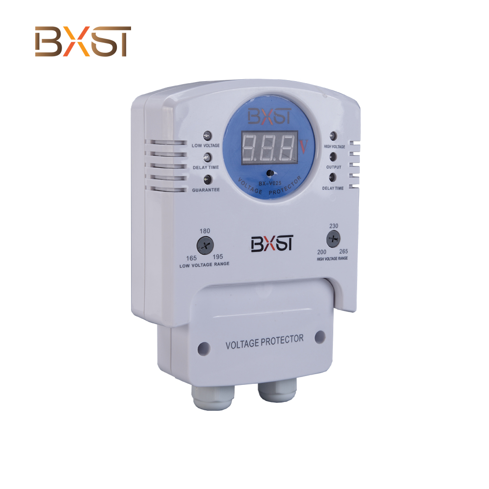 BXST 30A AVS 3 เฟสตู้เย็นตัวป้องกันแรงดันไฟฟ้าสำหรับทีวี V025-30A 