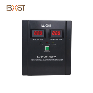 BXST Digital AC Stable แรงดันไฟฟ้าขนาดเล็กตัวควบคุม Stabilizer SVC19-3000VA