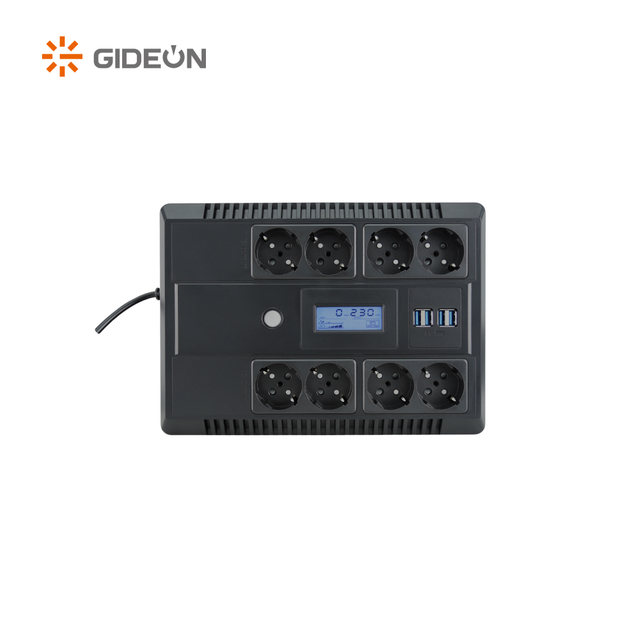 GD-UP01-G 450VA-1000VA AC UPS พร้อมจอแสดงผล LCD 
