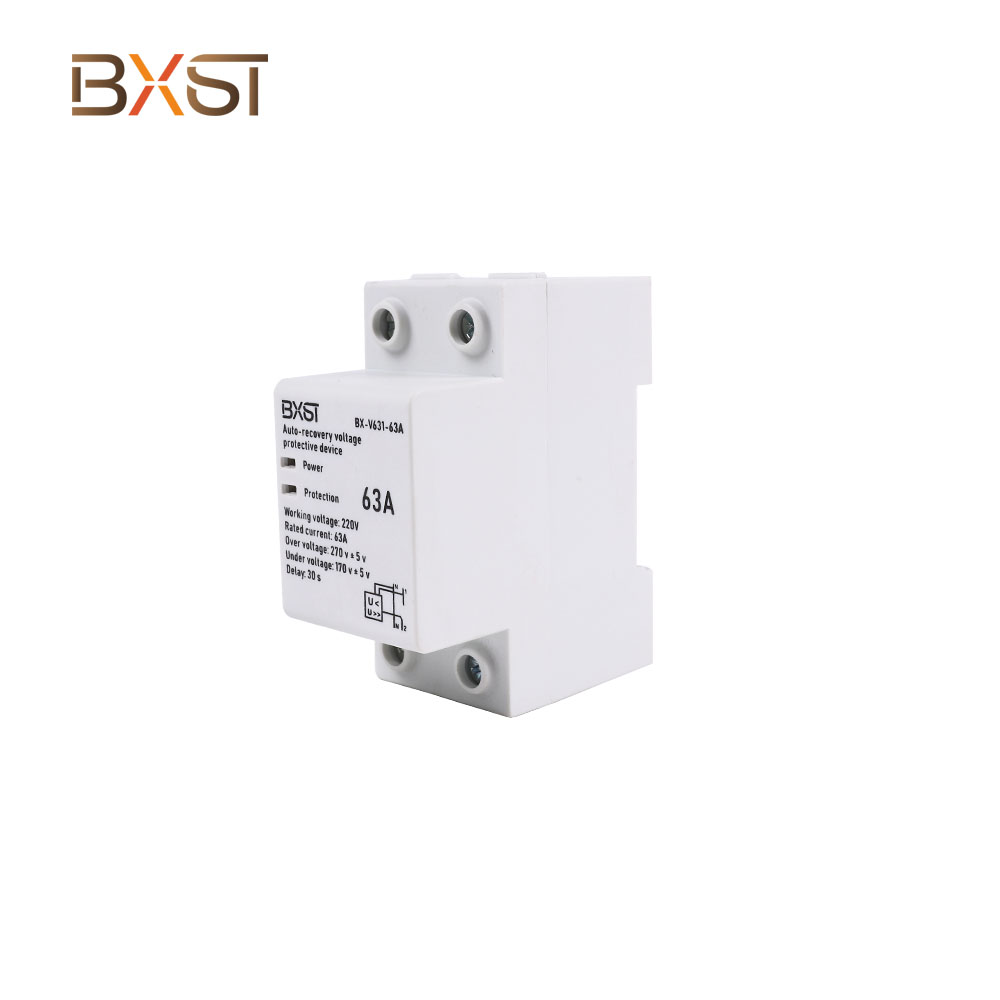 BXST DIN RAIL 230V บ้าน 3 เฟสแรงดันไฟฟ้าป้องกัน v631-63a