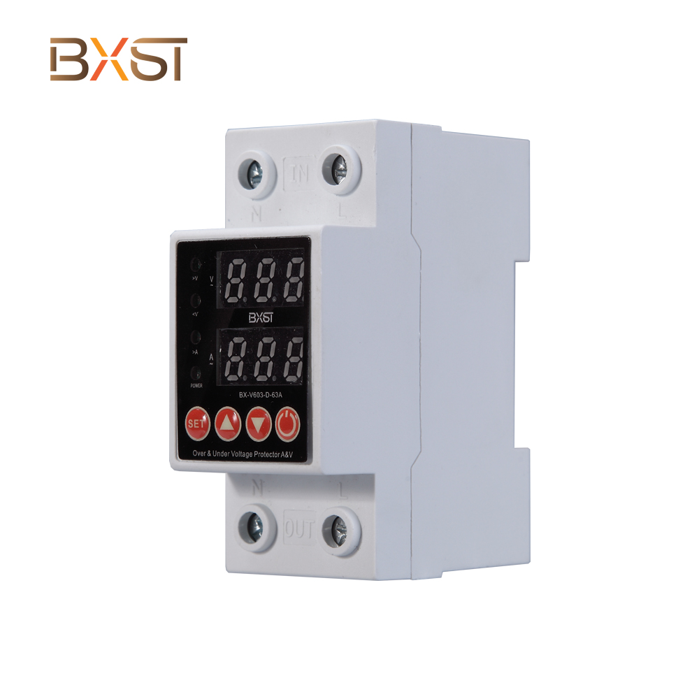 BXST DIN RAIL VOLTAGE PORTECTOR พร้อมจอแสดงผล V603-D