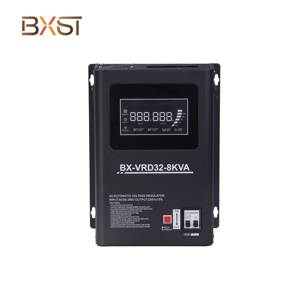 BX-VRD32-8KVA ที่ดีที่สุด AC สามเฟสควบคุมแรงดันไฟฟ้าคงที่สำหรับทั้งบ้าน