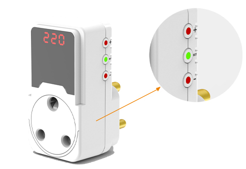 BX-V099-D-SA ผ่านและภายใต้ตู้เย็น GUAED SURGE PROTECTER PORTECTOR