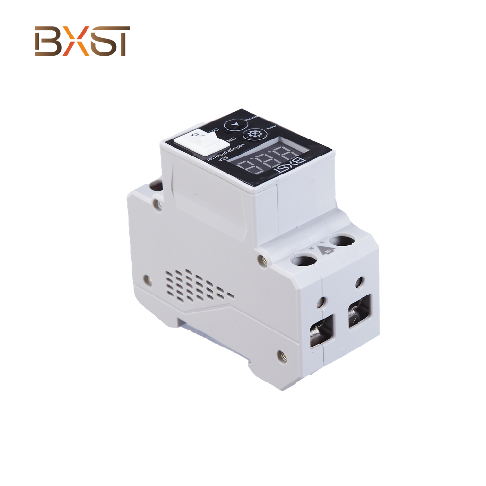 BXST DIN RAIL 220V ตัวป้องกันแรงดันไฟฟ้าเฟสเดียว v132