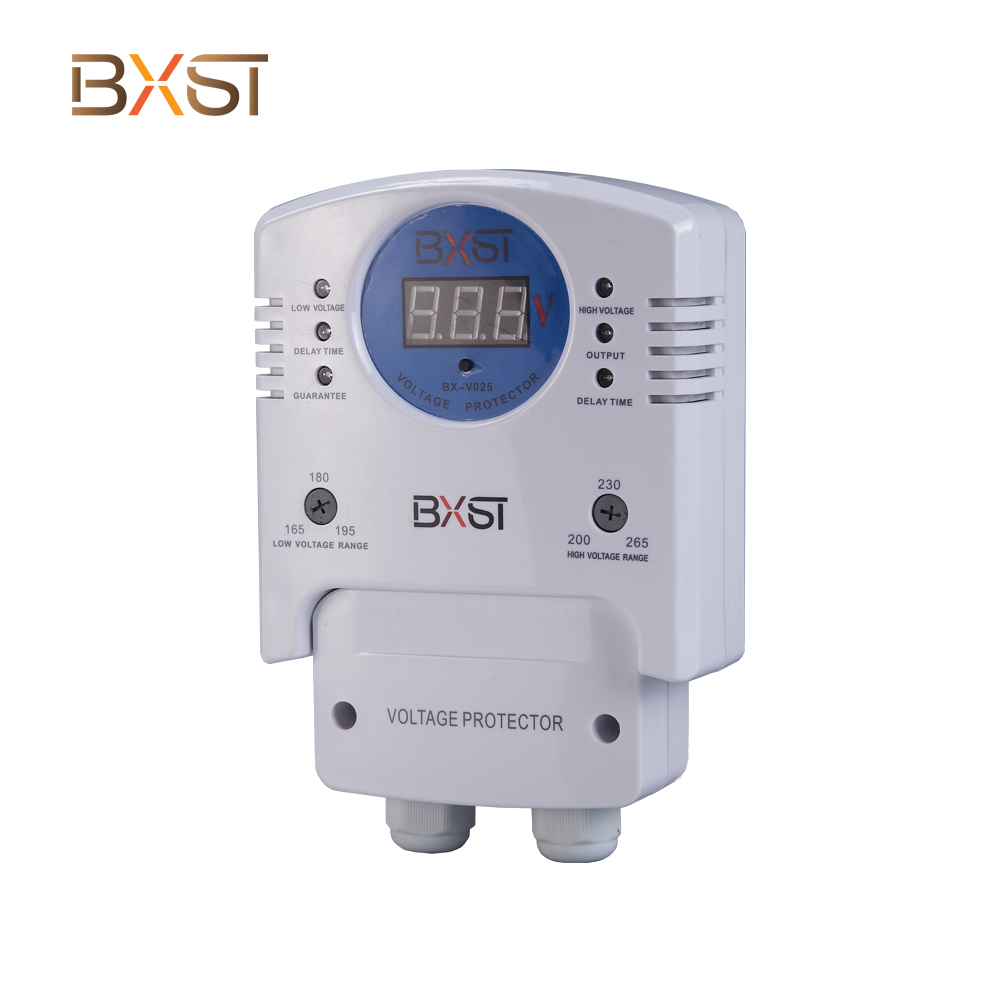 BXST 30A AVS 3 เฟสตู้เย็นตัวป้องกันแรงดันไฟฟ้าสำหรับทีวี V025-30A 