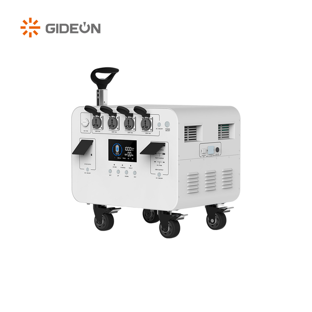 GD-SS026-5000W ความจุพลังงานแสงอาทิตย์ไฟฟ้าพลังงานไฟฟ้าพกพาพกพาสำหรับกิจกรรมกลางแจ้ง