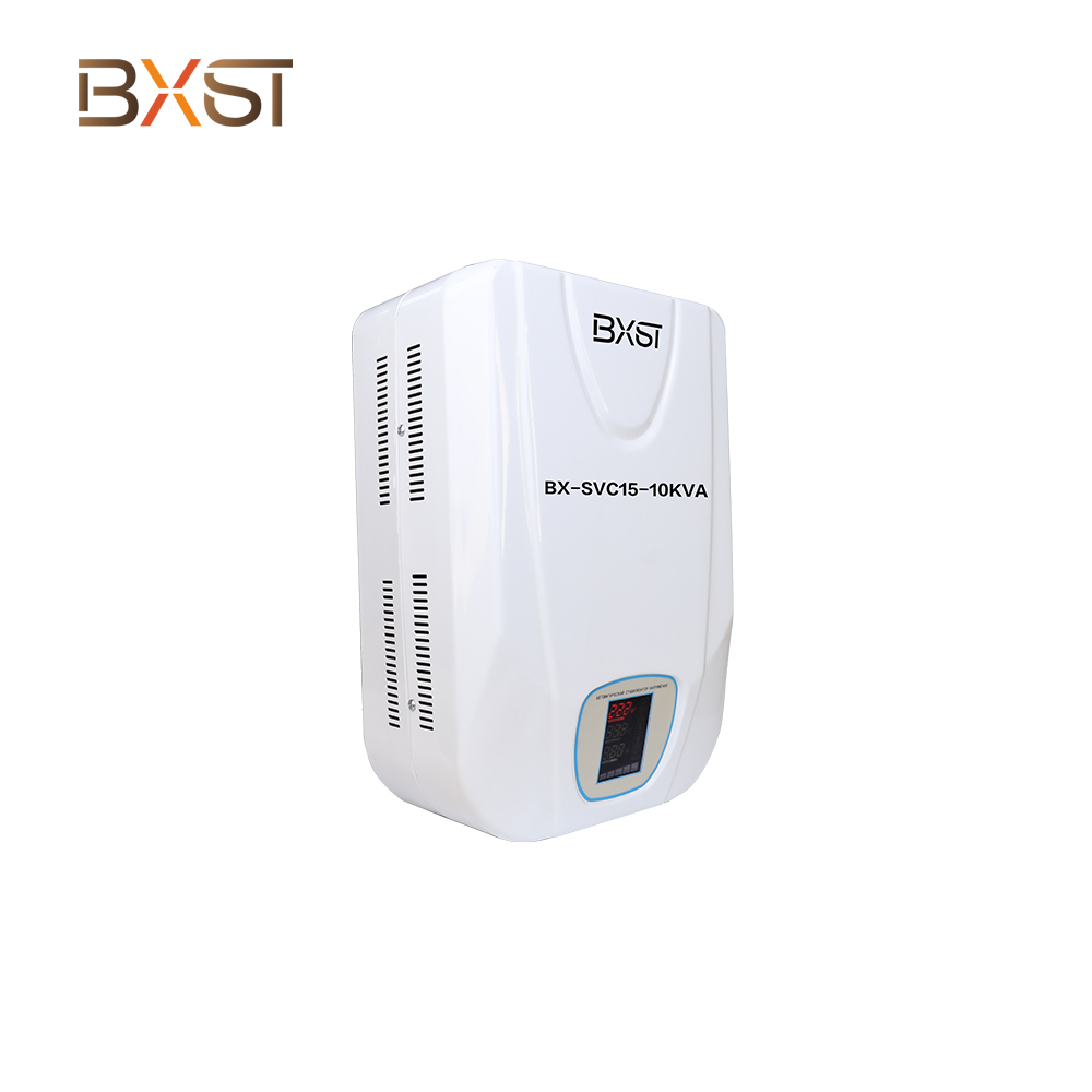 BXST รีเลย์ประเภทบ้านแรงดันไฟฟ้าอัตโนมัติเครื่องควบคุม Stabilizer SVC15-10KVA